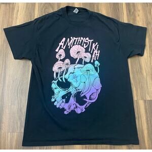 Gildan Amythyst Kiah signed autographed shroom skull graphic t-shirt, L